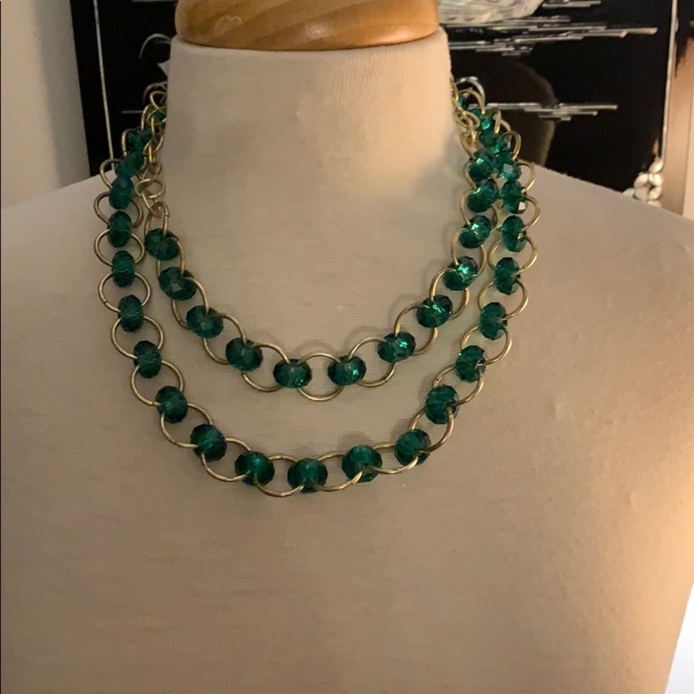 Green & Gold necklace